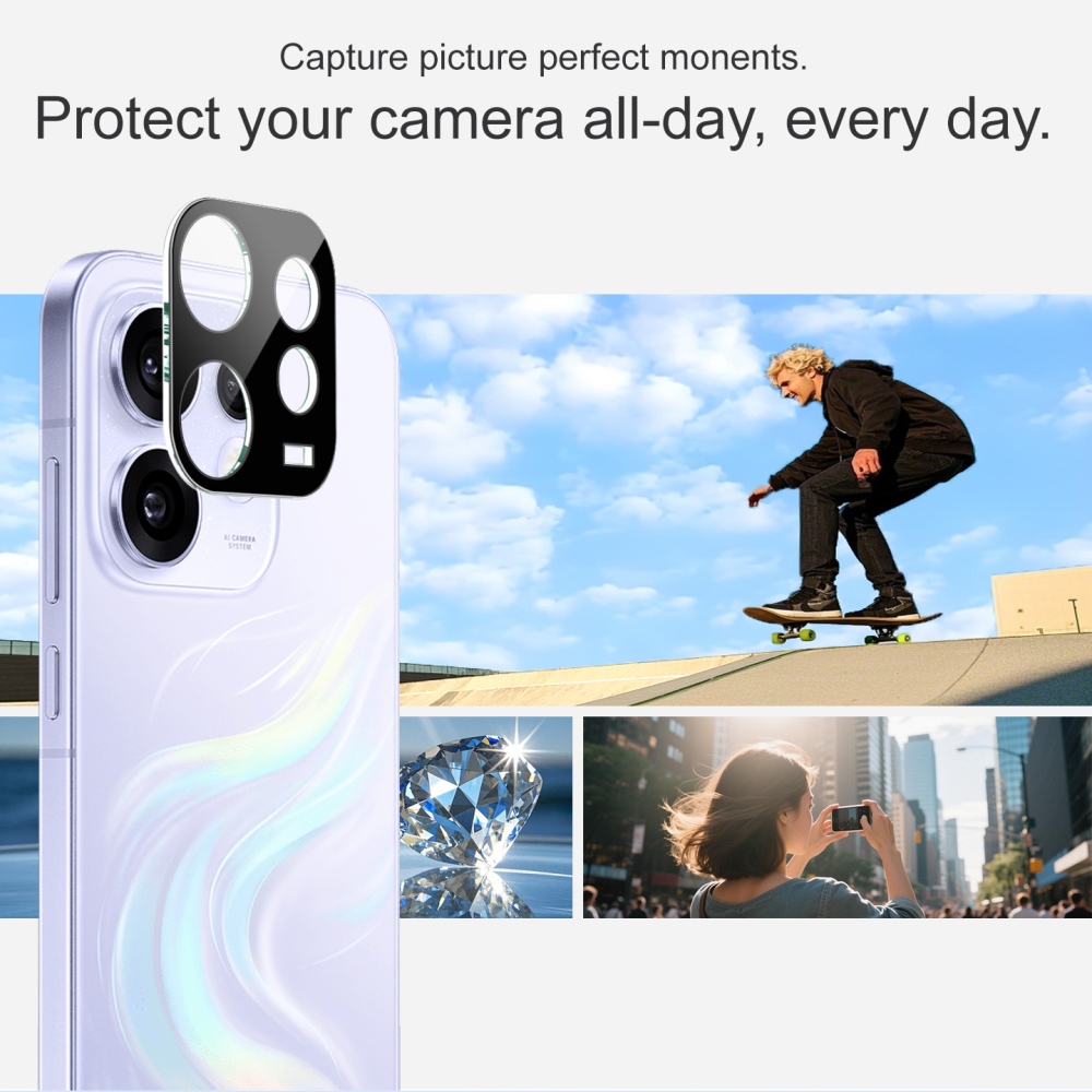 IMK üveg lencse az Oppo Reno 16 5G okostelefonhoz – fekete