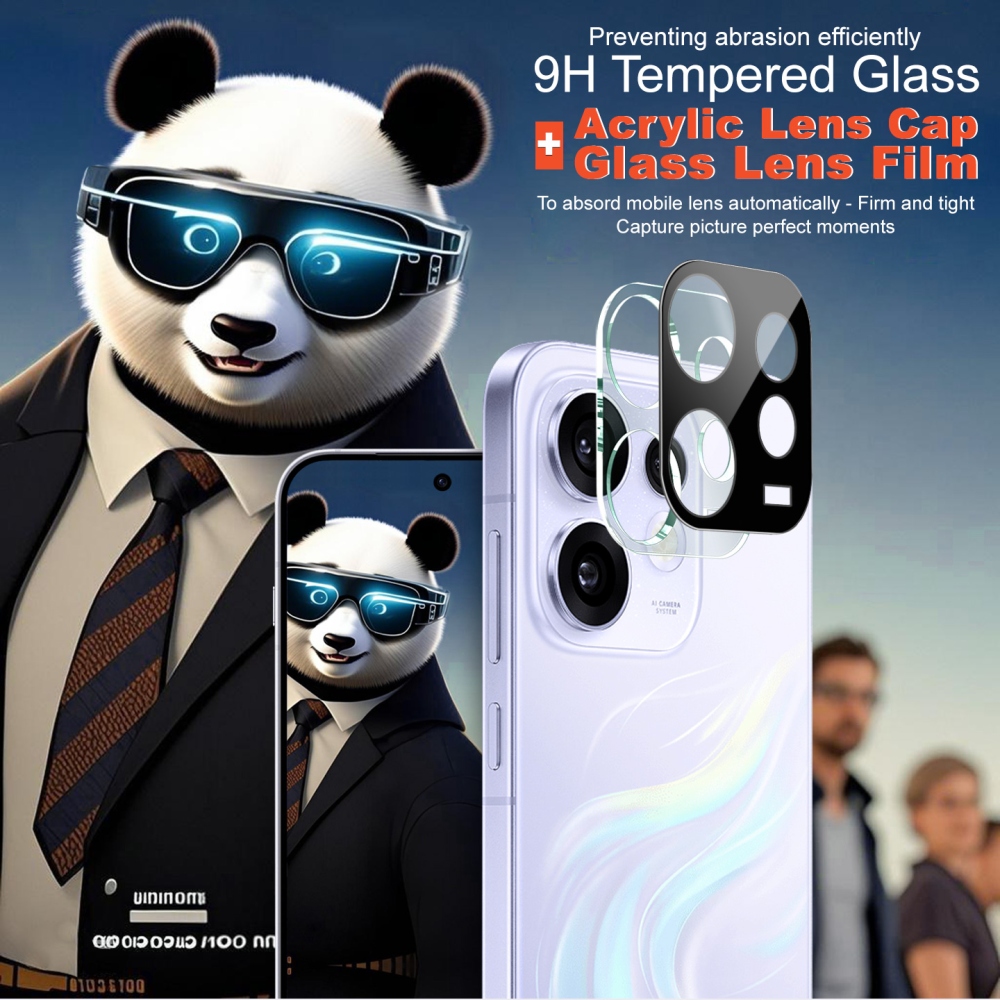 IMK üveg lencse az Oppo Reno 16 5G okostelefonhoz – fekete
