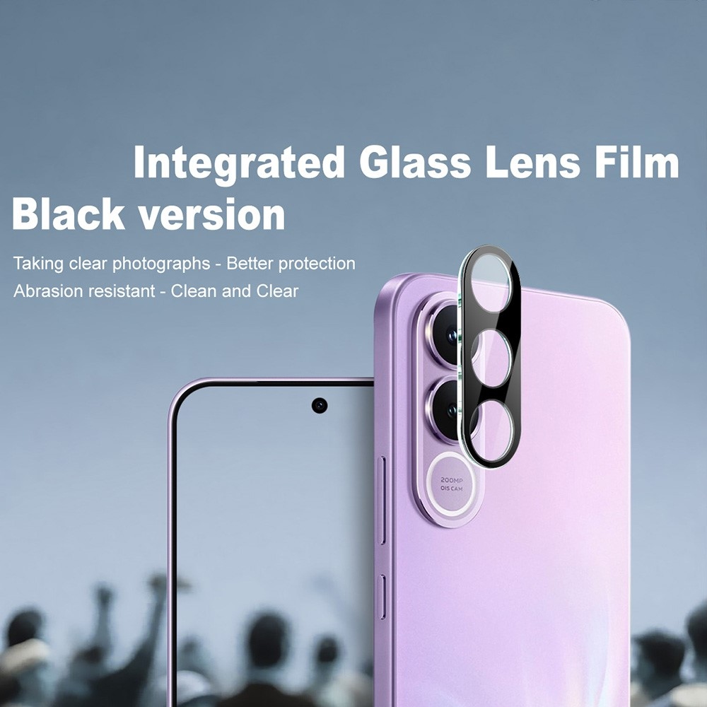IMK kamera lencse üveg a Vivo V70 FE 5G fényképezőgéphez - fekete
