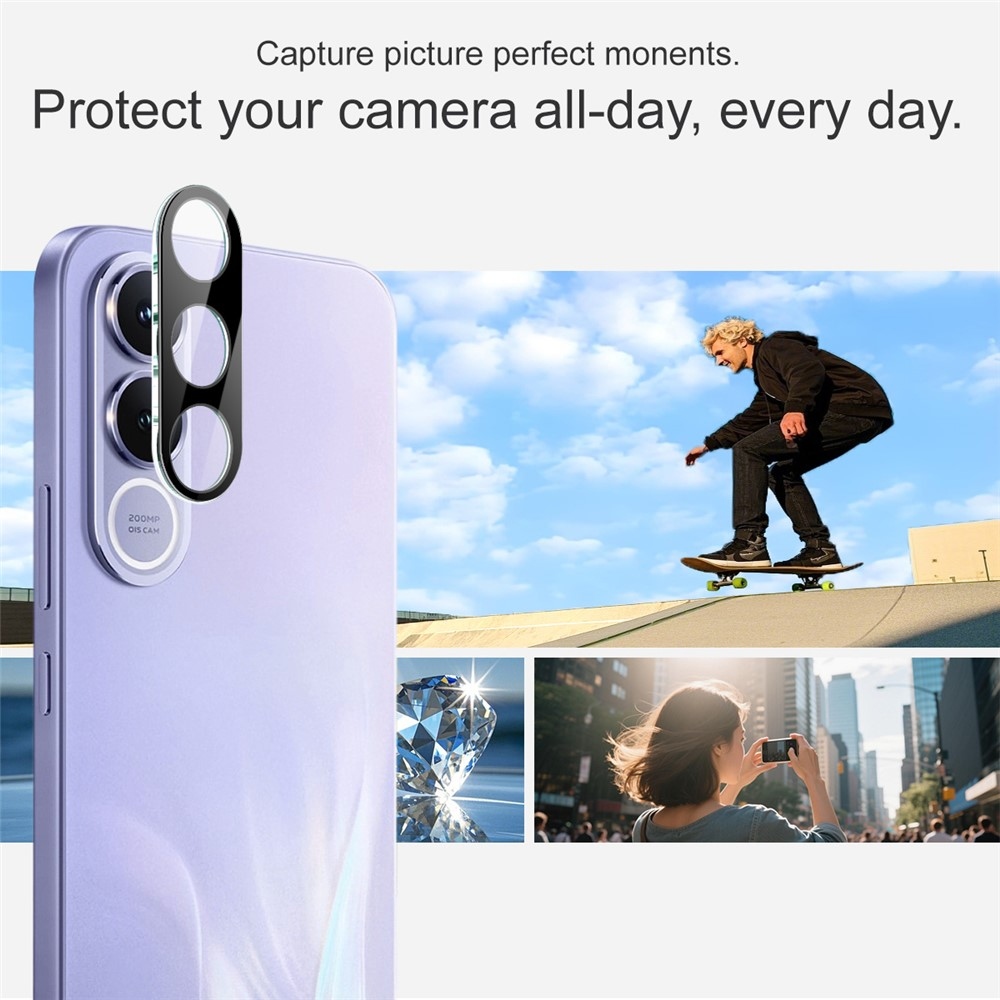 IMK kamera lencse üveg a Vivo V70 FE 5G fényképezőgéphez - fekete