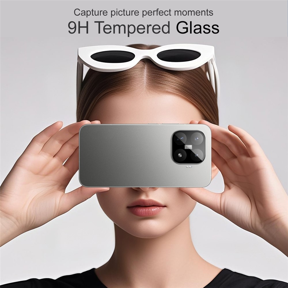 IMK kamera lencse üveg Xiaomi 17T-hez - fekete