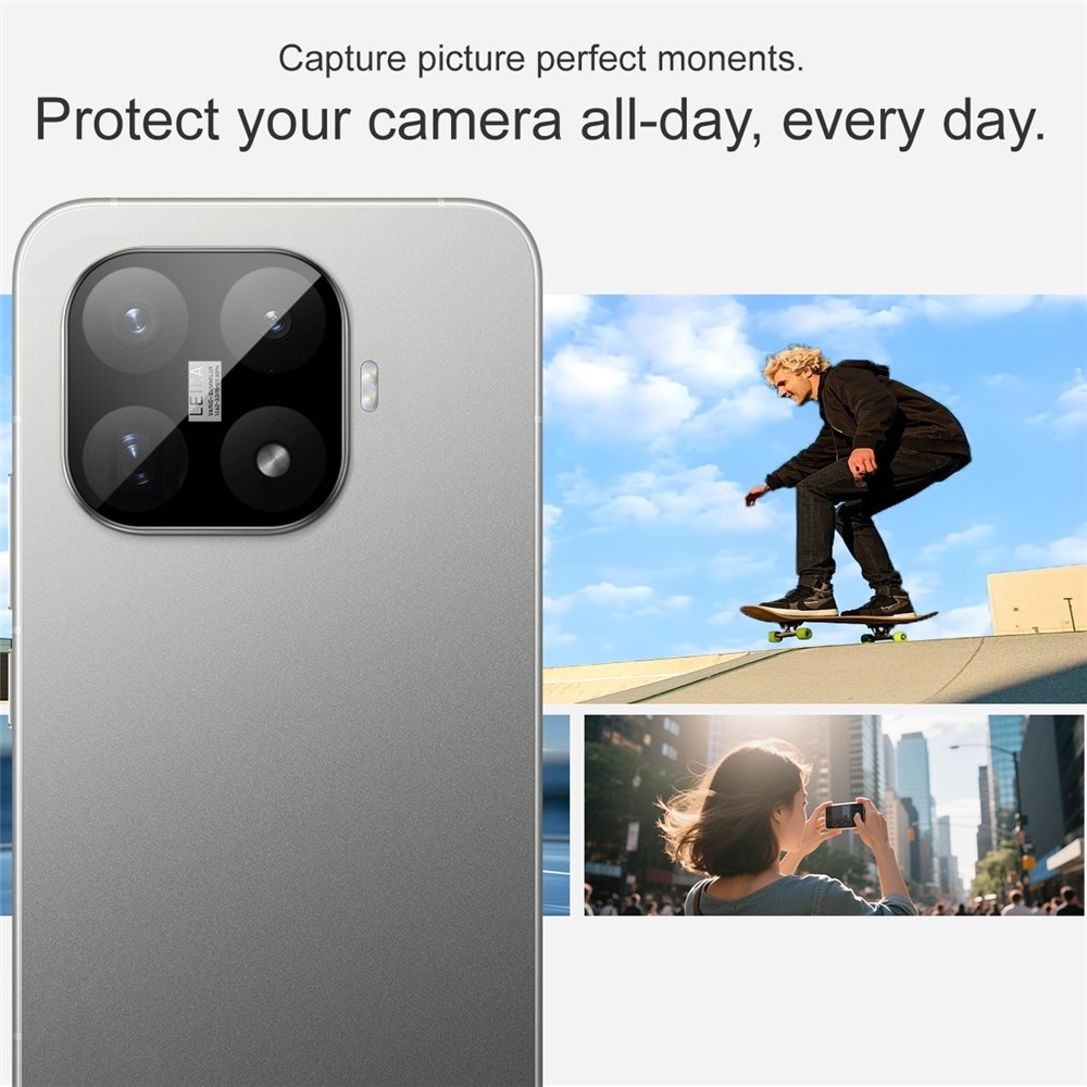 IMK kamera lencse üveg Xiaomi 17T-hez - fekete