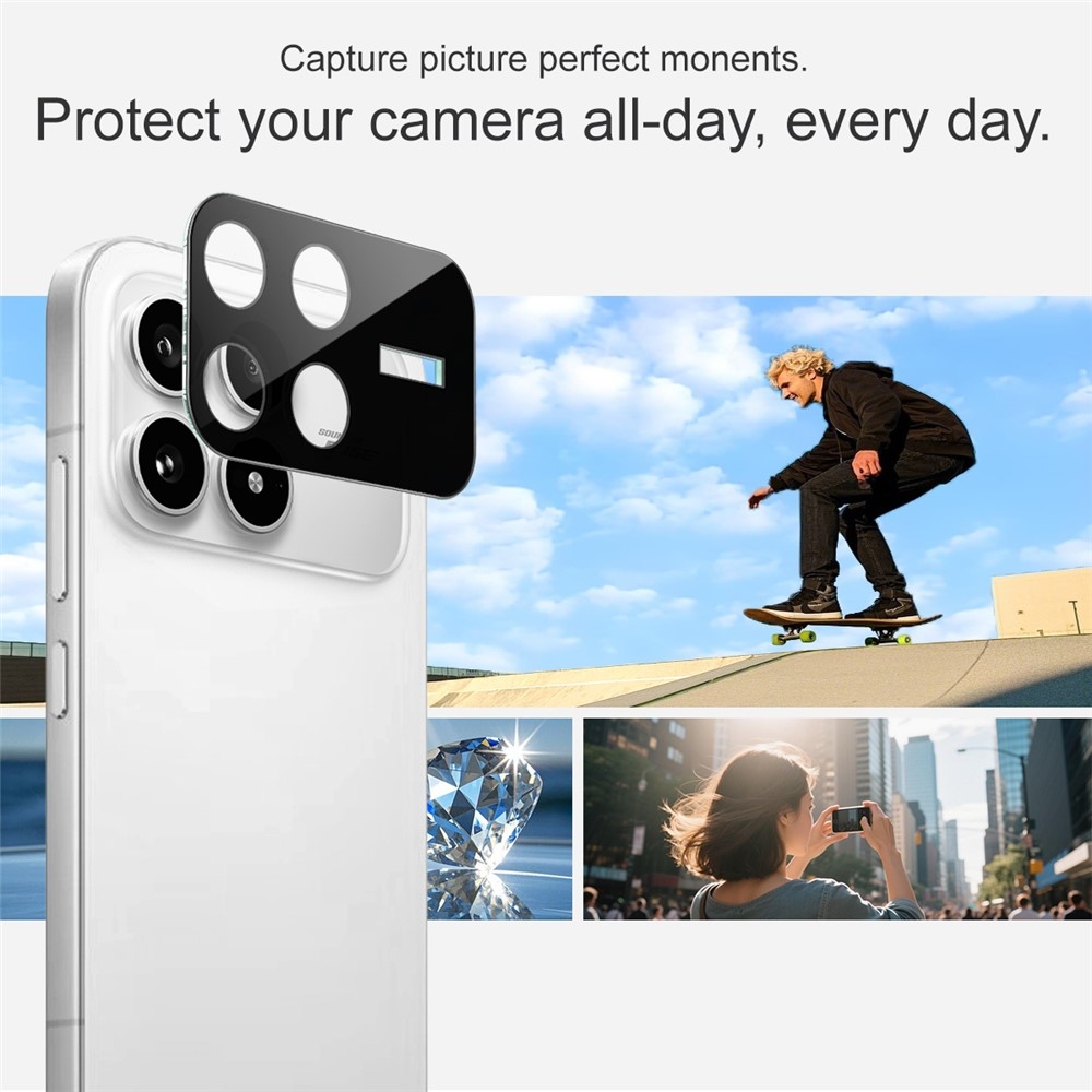 IMK kamera lencse üveg a Xiaomi Poco F8 Pro 5G kamerához - fekete