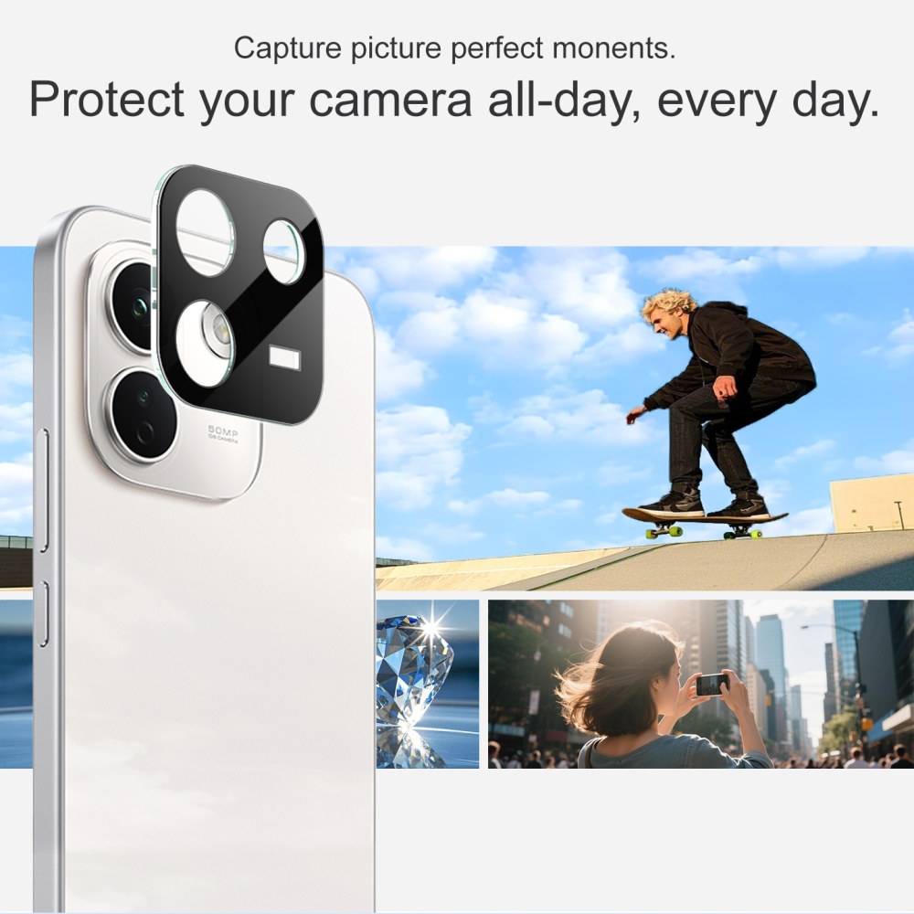 IMK üveg lencse a Xiaomi Redmi Note 17 Pro Max 5G okostelefonhoz – fekete
