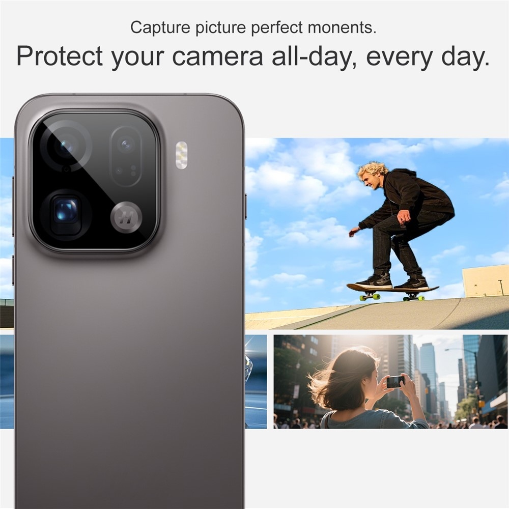 IMK kamera lencse üveg az Oppo Find X9 Pro 5G kamerán - fekete