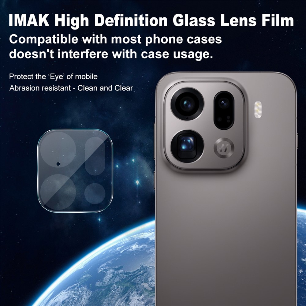 IMK kamera lencse üveg az Oppo Find X9 Pro 5G kameráján