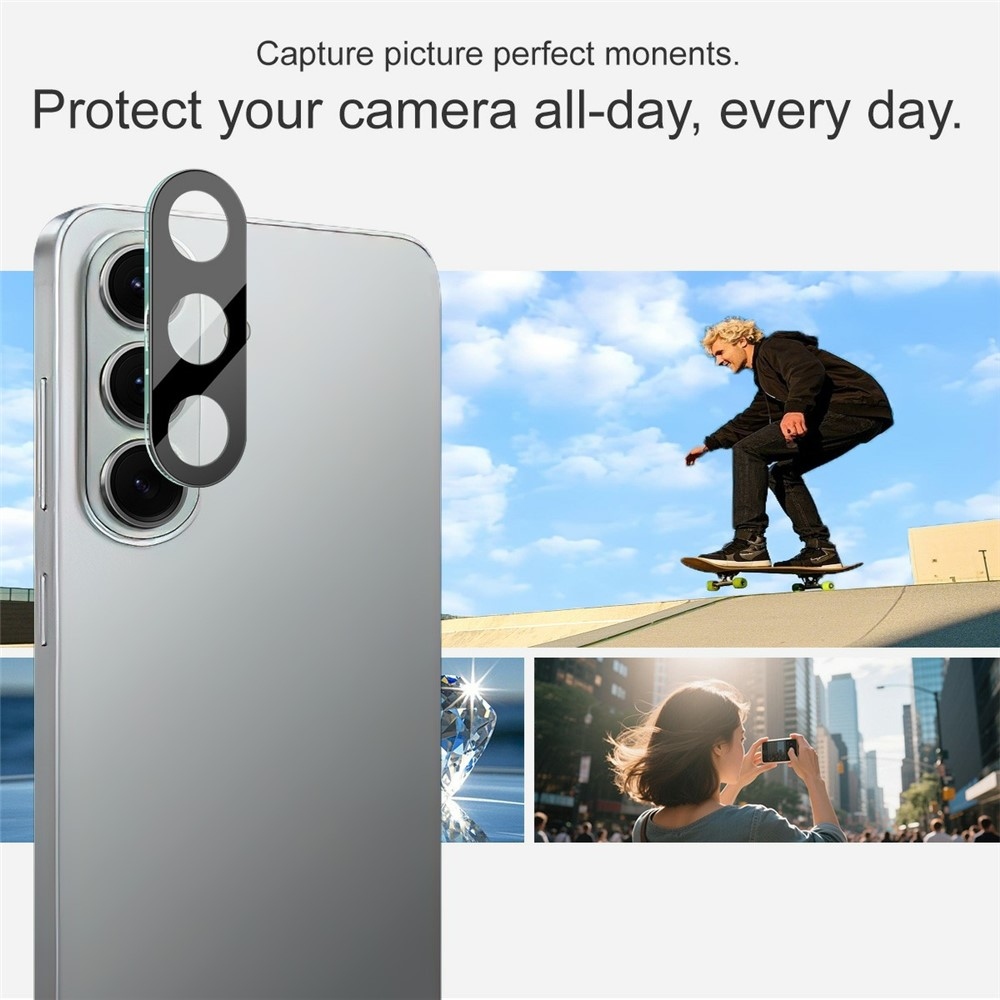 IMK kamera lencse üveg Samsung Galaxy S26-hoz - fekete