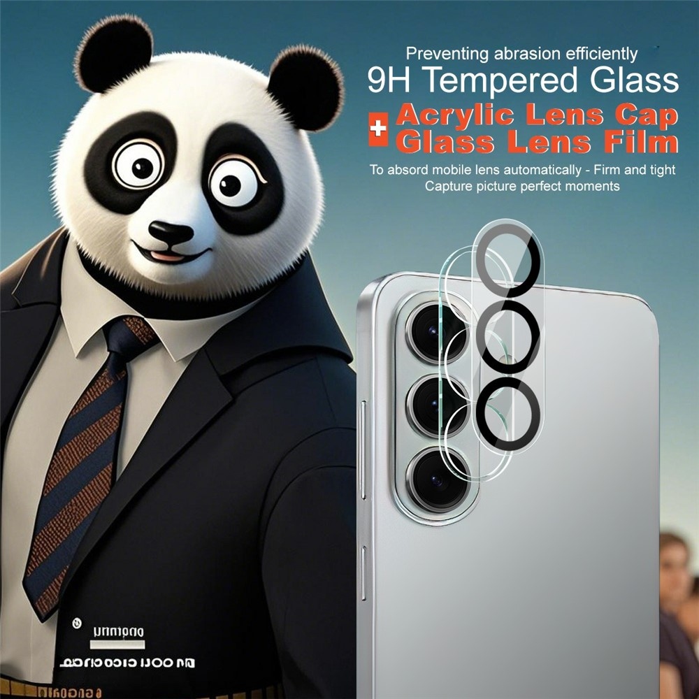 IMK kamera lencse üveg Samsung Galaxy S26+ - fekete gyűrűk