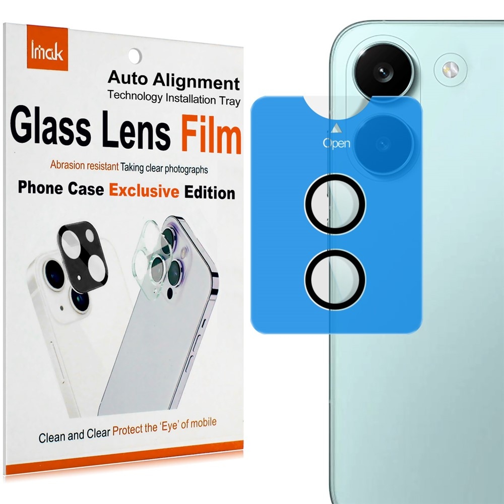 IMK kamera lencse üveg a Xiaomi Poco X8 Pro 5G-n (különálló üveg) alkalmazáskerettel