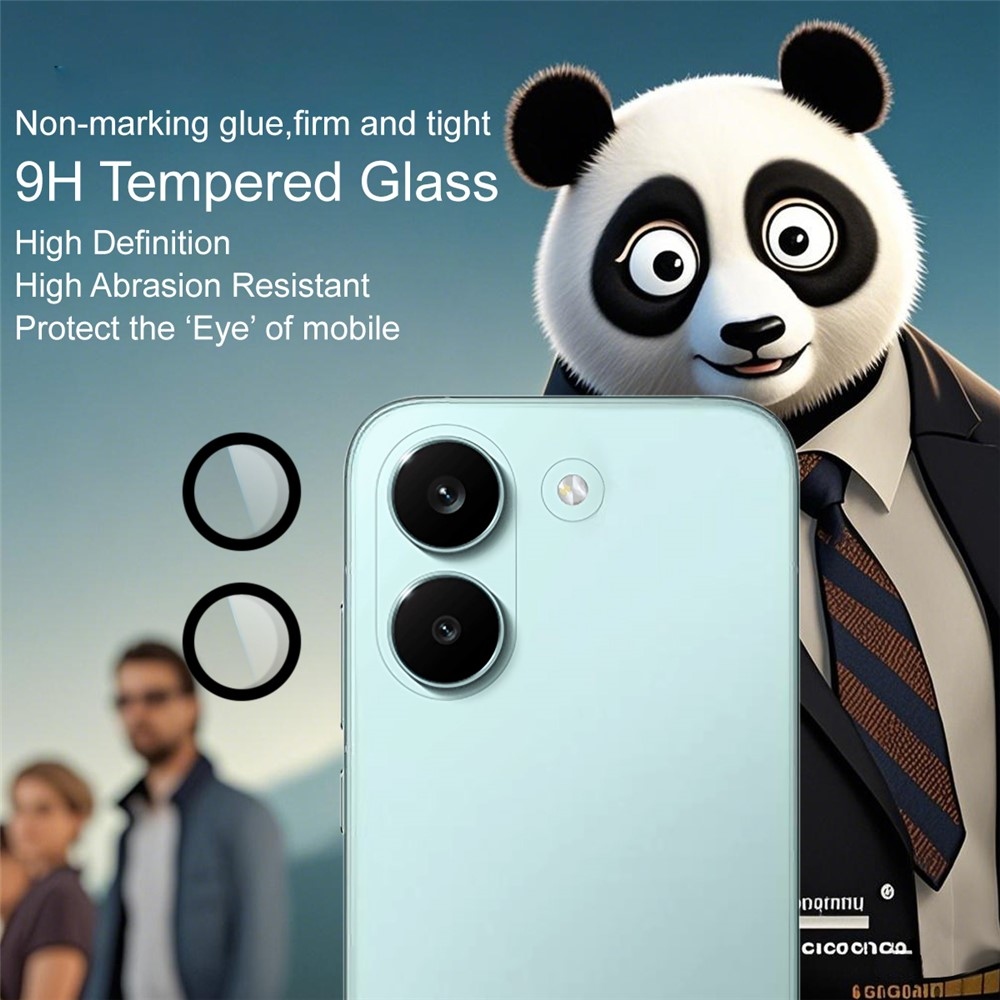 IMK kamera lencse üveg a Xiaomi Poco X8 Pro 5G-n (különálló üveg) alkalmazáskerettel