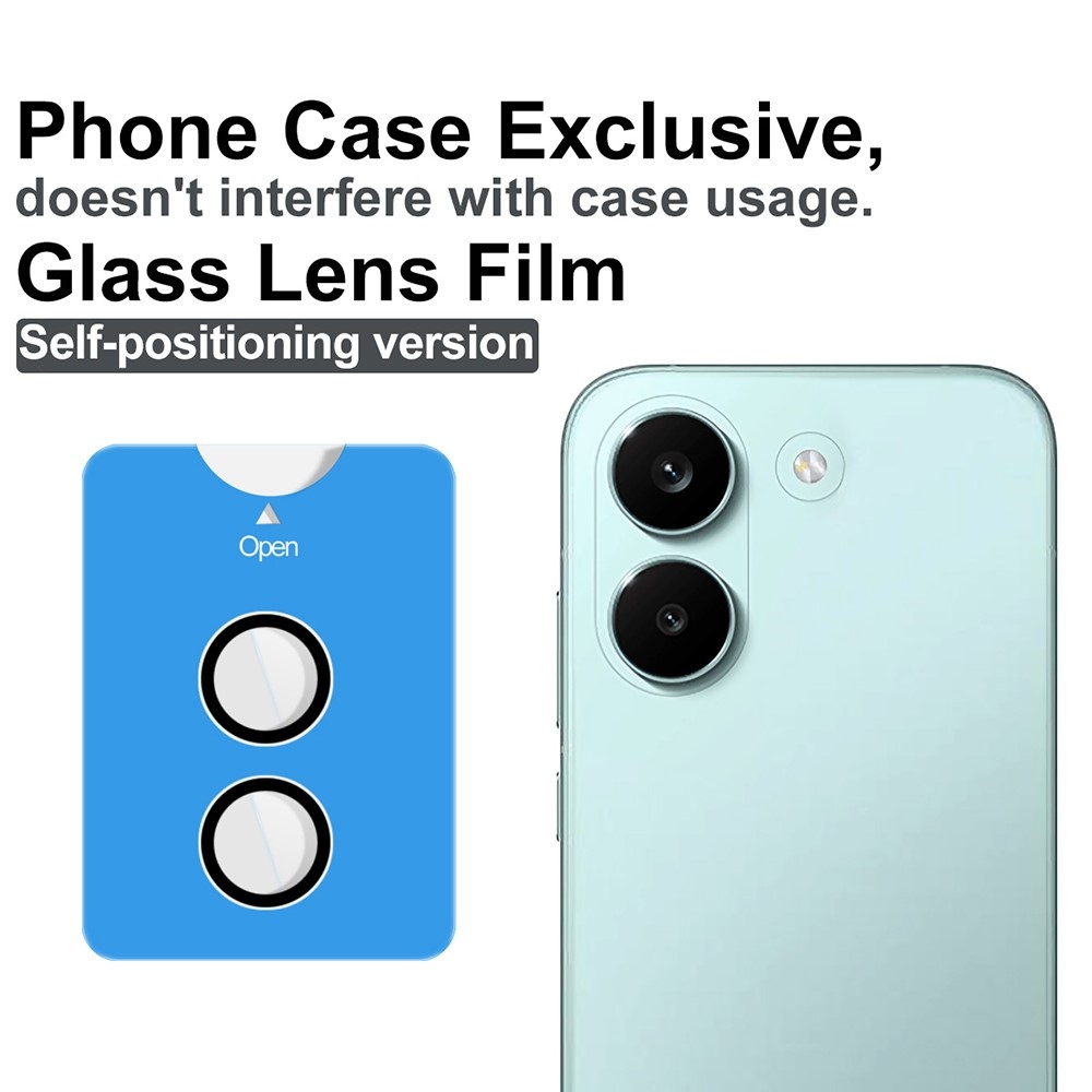 IMK kamera lencse üveg a Xiaomi Poco X8 Pro 5G-n (különálló üveg) alkalmazáskerettel