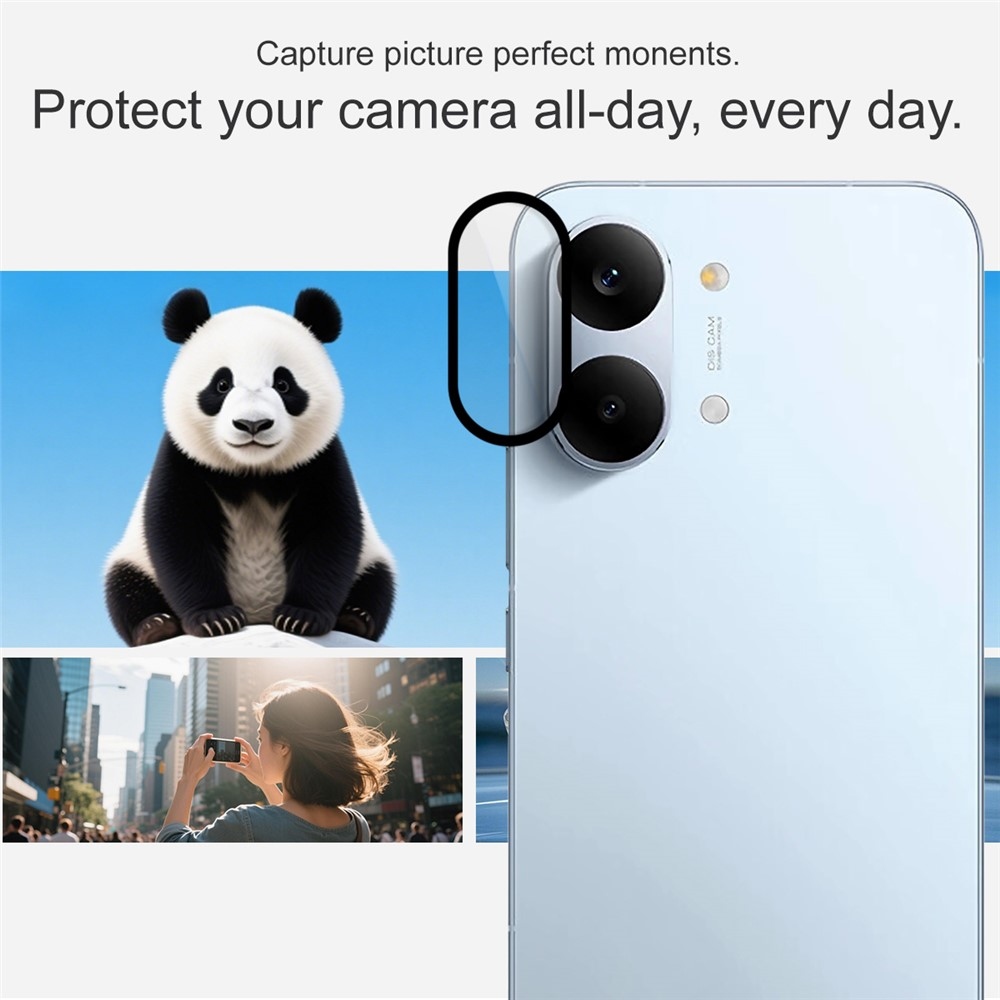 IMK kamera lencse üveg a Xiaomi Poco X8 Pro Max 5G-n (különálló üveg) alkalmazáskerettel