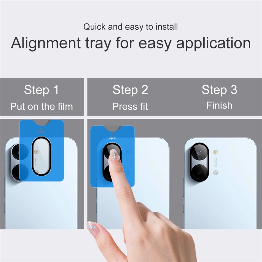 IMK kamera lencse üveg a Xiaomi Poco X8 Pro Max 5G-n (különálló üveg) alkalmazáskerettel