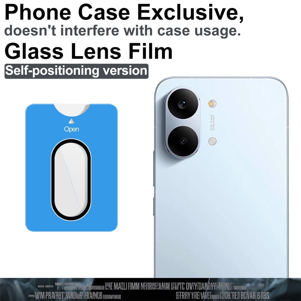 IMK kamera lencse üveg a Xiaomi Poco X8 Pro Max 5G-n (különálló üveg) alkalmazáskerettel