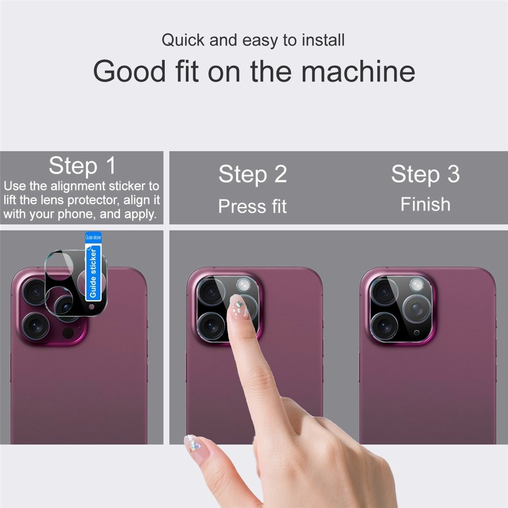 IMK kamera lencse üveg a Xiaomi Redmi Note 15 Pro 4G fényképezőgépen - fekete