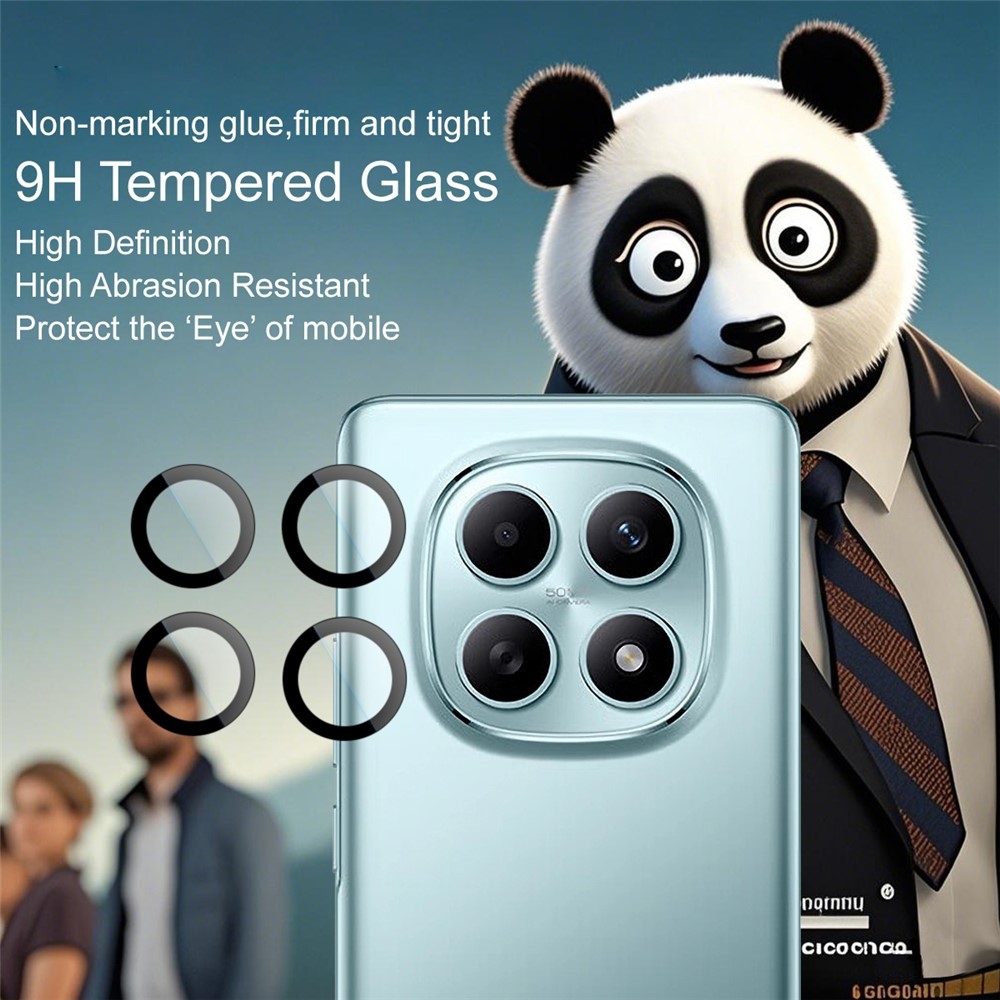 IMK kamera lencse üveg Xiaomi Poco M8 5G/Redmi Note 15 5G (különálló üveg) applikációs kerettel)