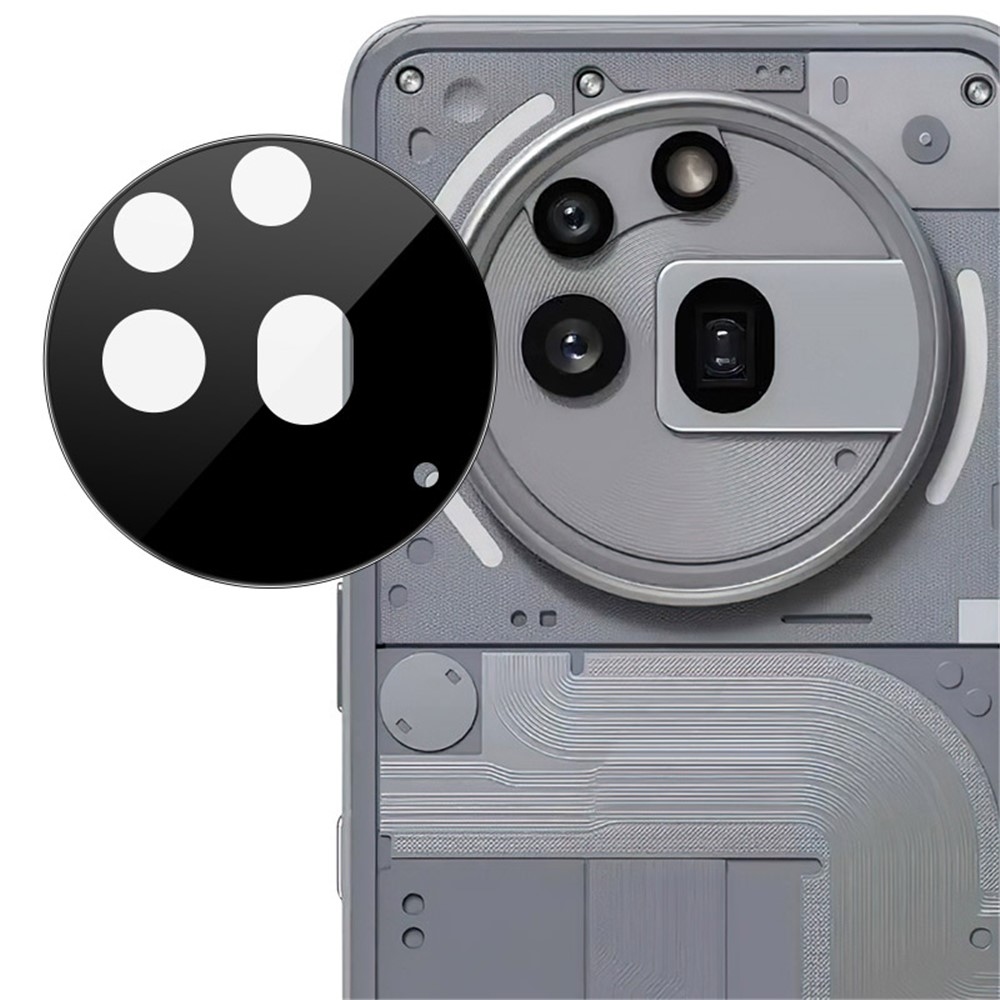 IMK üveglencse a Nothing Phone (3a) Pro készülékre - fekete