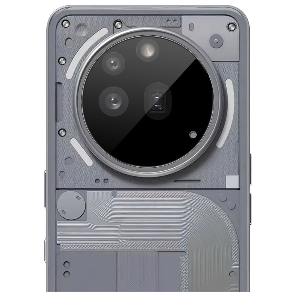 IMK üveglencse a Nothing Phone (3a) Pro készülékre - fekete