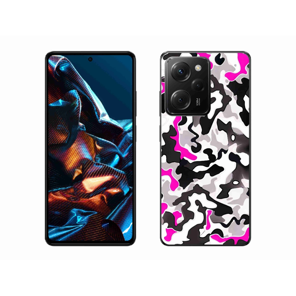 Gél borítás mmCase a Xiaomi Poco X5 Pro 5G számára - álcázó minta 5
