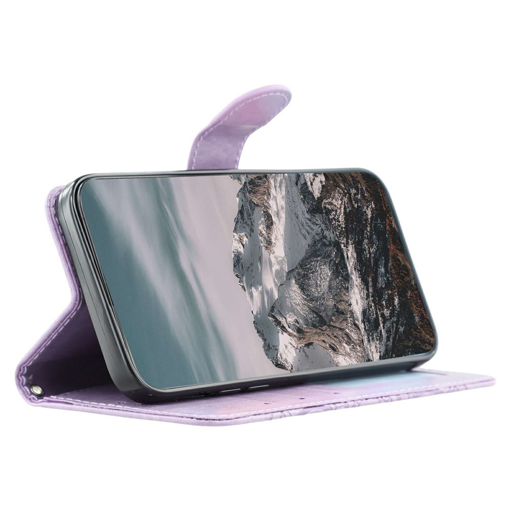 Mandala könyv tok a Xiaomi Redmi 15 5G-hez - lila