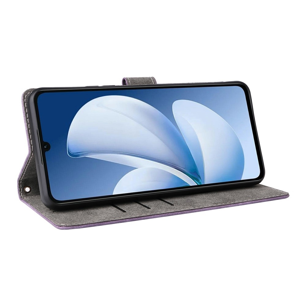 RFID könyvtáska a Realme Note 70T készülékhez - lila