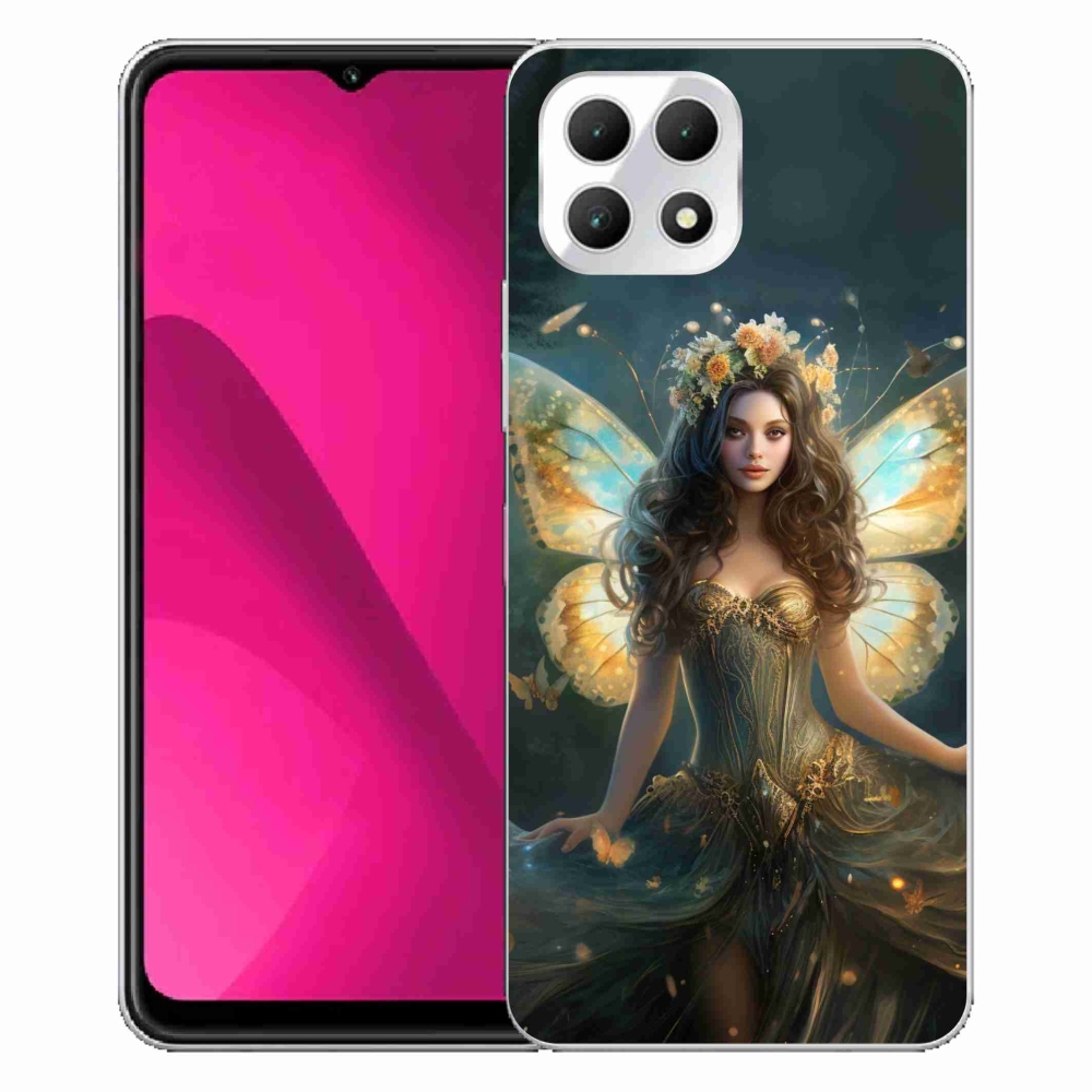 Zselés borítás mmCase a T-Mobile T Phone 2 készülékhez - pillangó nő