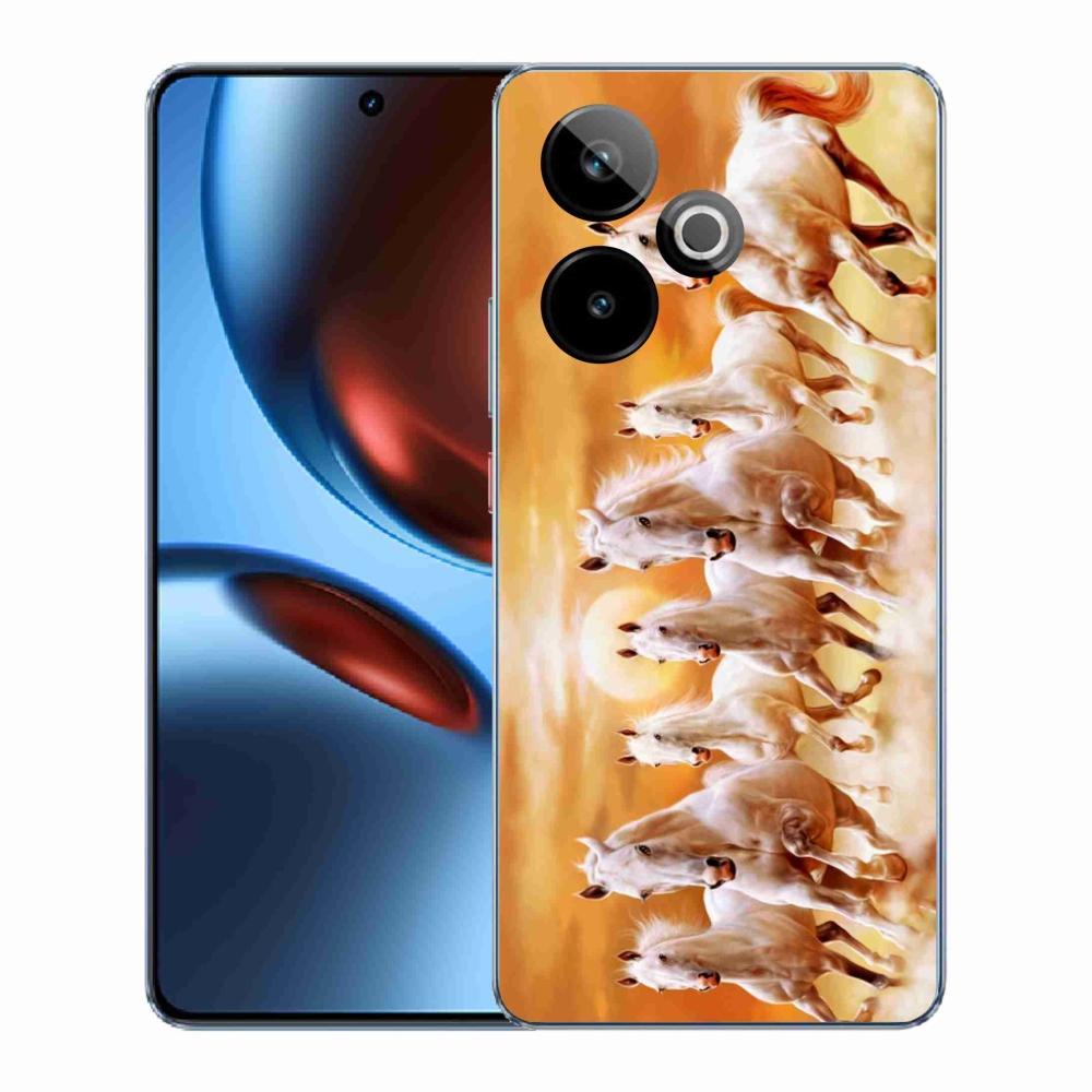 Zselés borítás mmCase a Realme GT 7 5G/GT 7T 5G - lovak 2