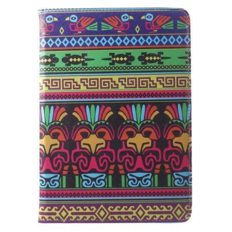 Inspire PU bőr tok iPad Air 2 készülékhez - afrikai motívummal