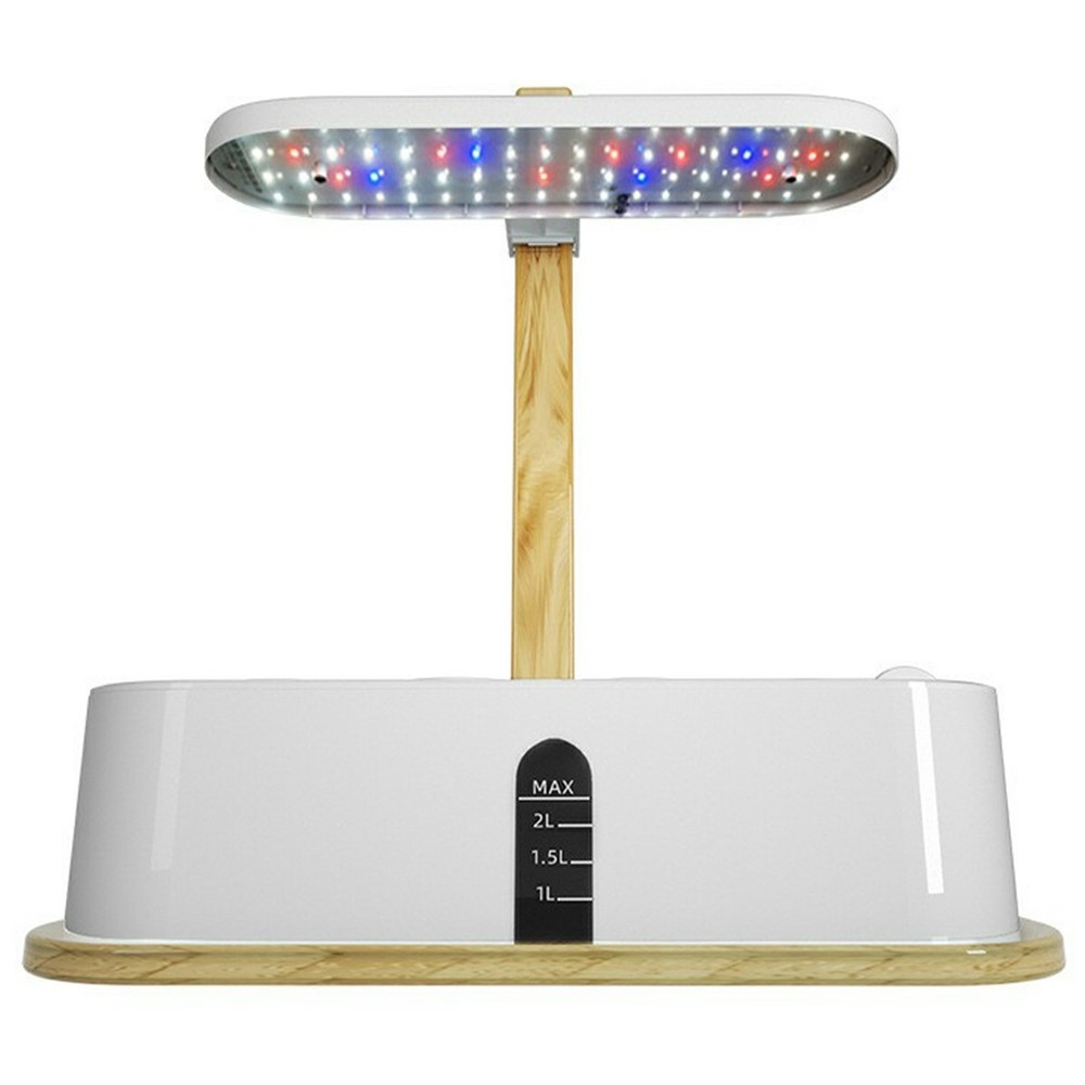 Okos hidroponikus virágcserép LED lámpával otthoni gyógynövénytermesztéshez