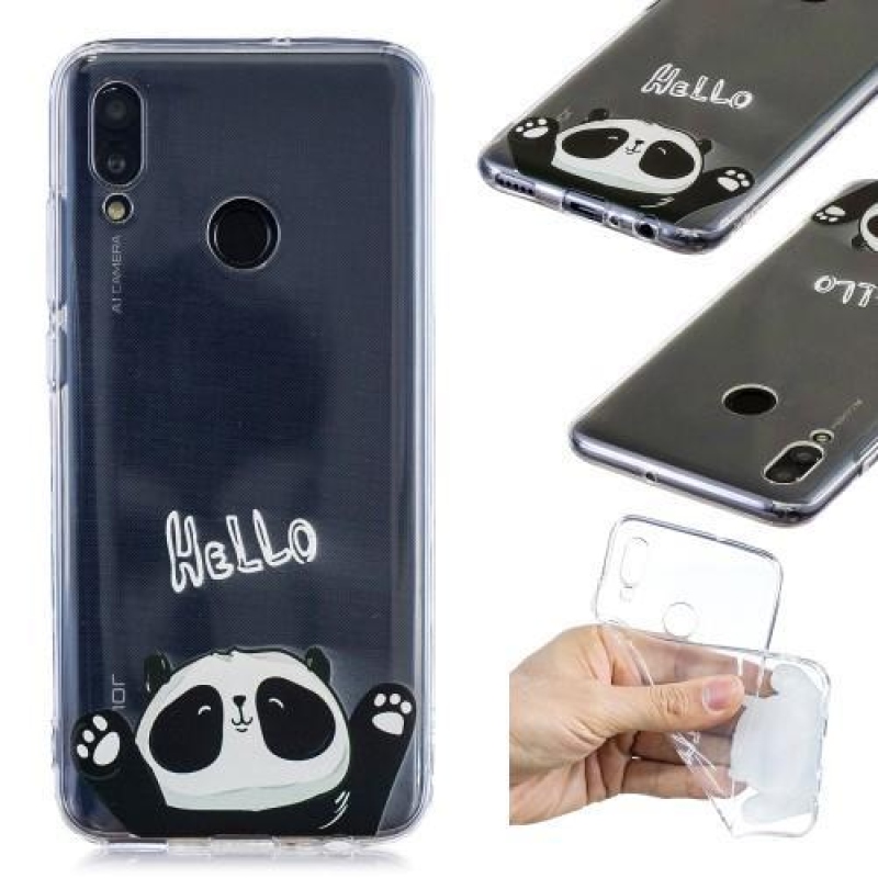 Érdekes gél tok a Honor 10 Lite és a Huawei P Smart (2019) számára - hello panda