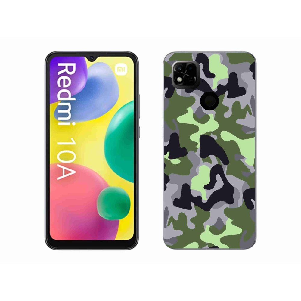 Gél borítás mmCase a Xiaomi Redmi 10A számára - terepszínű minta 7