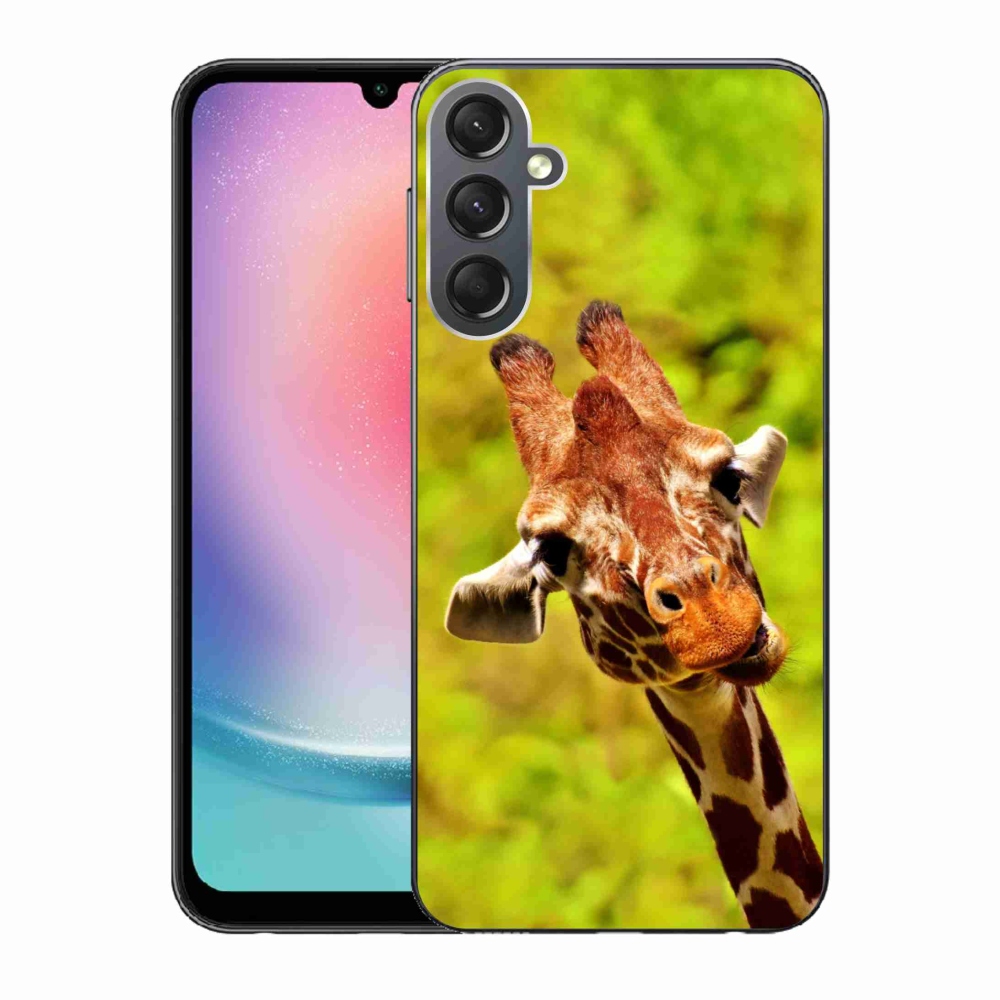 Zselés borítás mmCase Samsung Galaxy A24 készülékhez - zsiráf