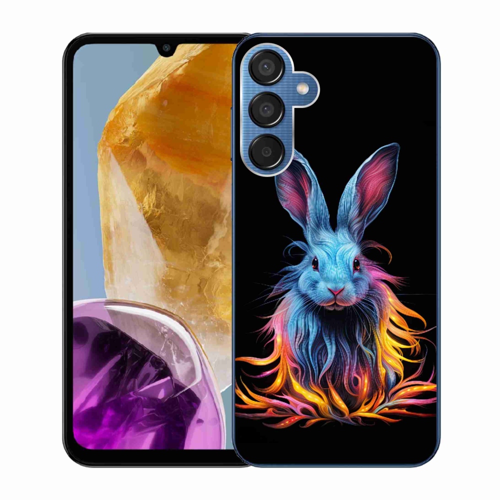 Gél borító mmCase Samsung Galaxy M15 5G - absztrakt nyúlhoz