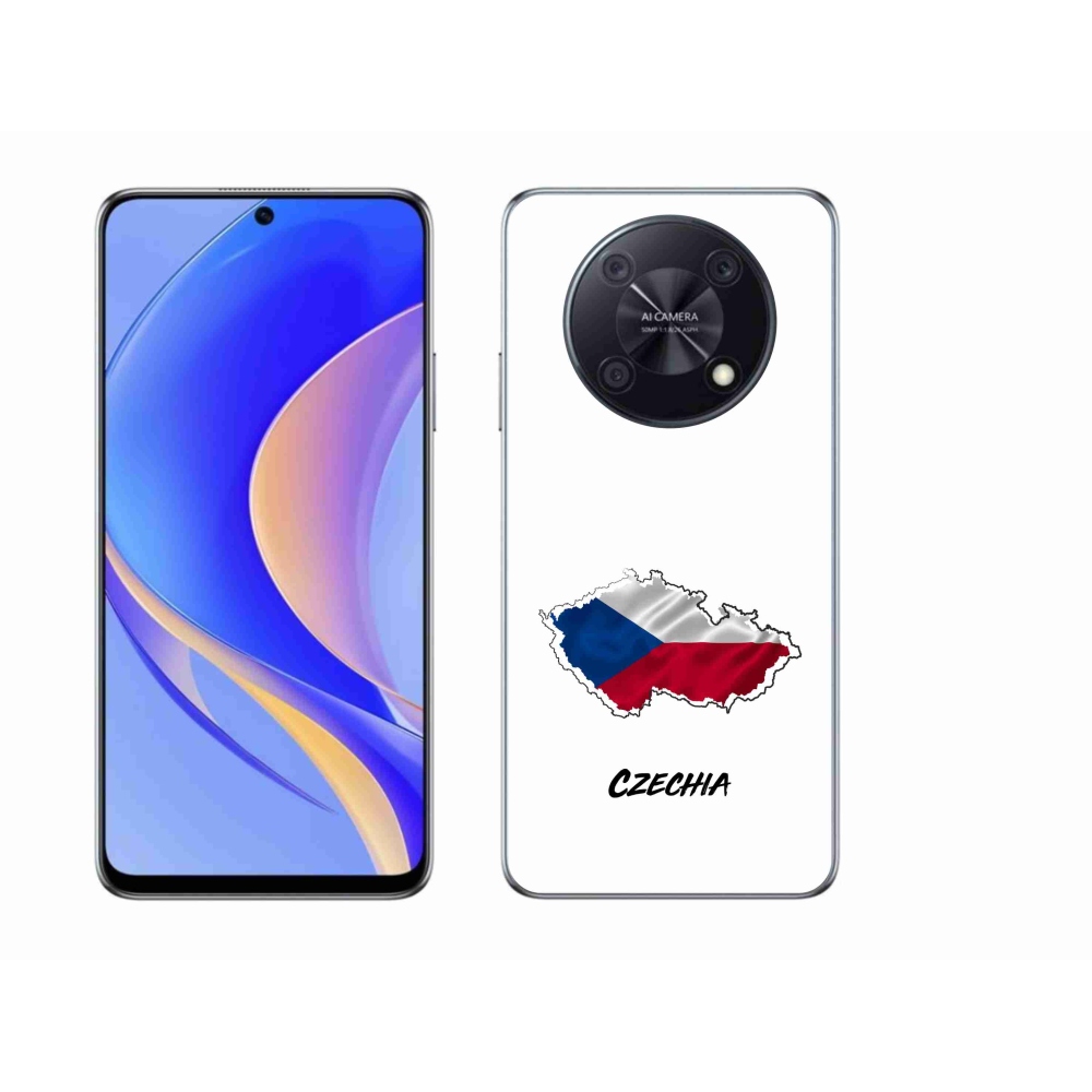 Gél borítás mmCase a Huawei Nova Y90 készülékhez - Csehország fehér háttér