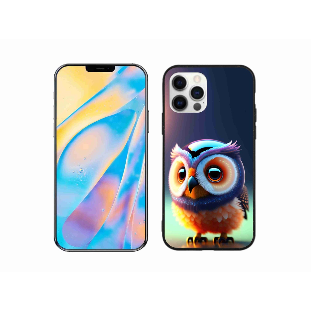 Zselés borítás mmCase iPhone 12 készülékhez - bagoly