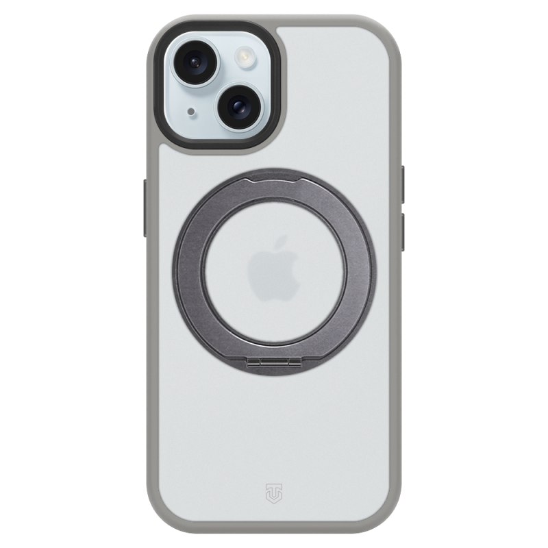 Tactical MagForce Hyperstand tok az Apple iPhone 15-hez, világosszürke