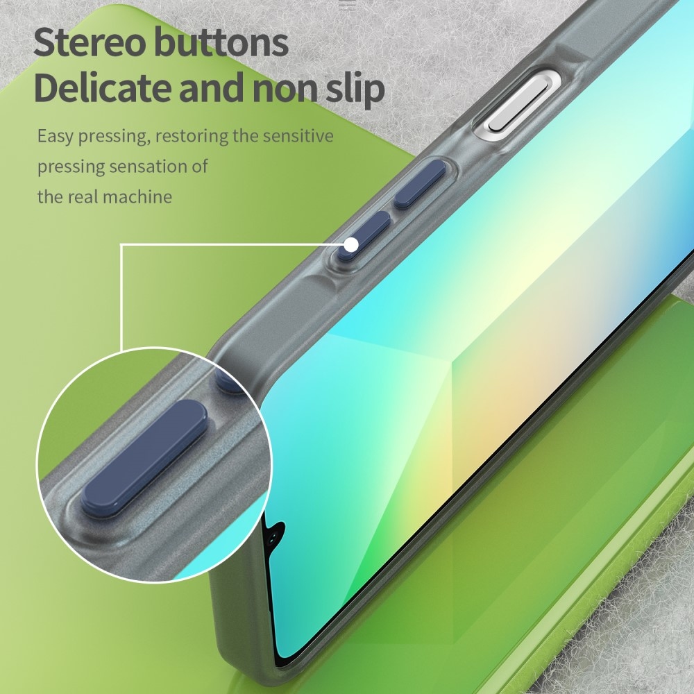 Candys matt zselés tok Samsung Galaxy A06 4G - sötétkék