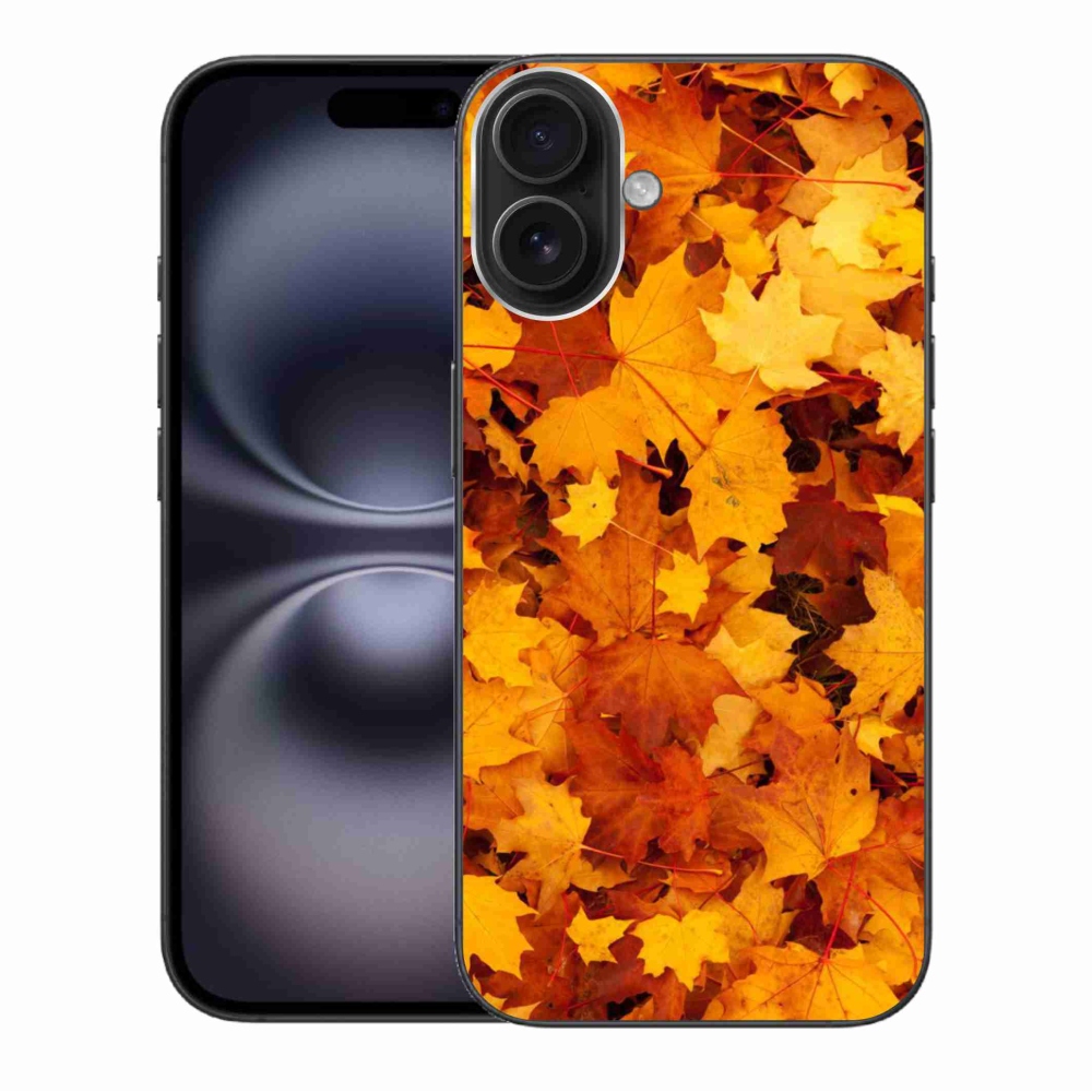 Gél borítás mmCase iPhone 16 Plus készülékhez - juharlevelek