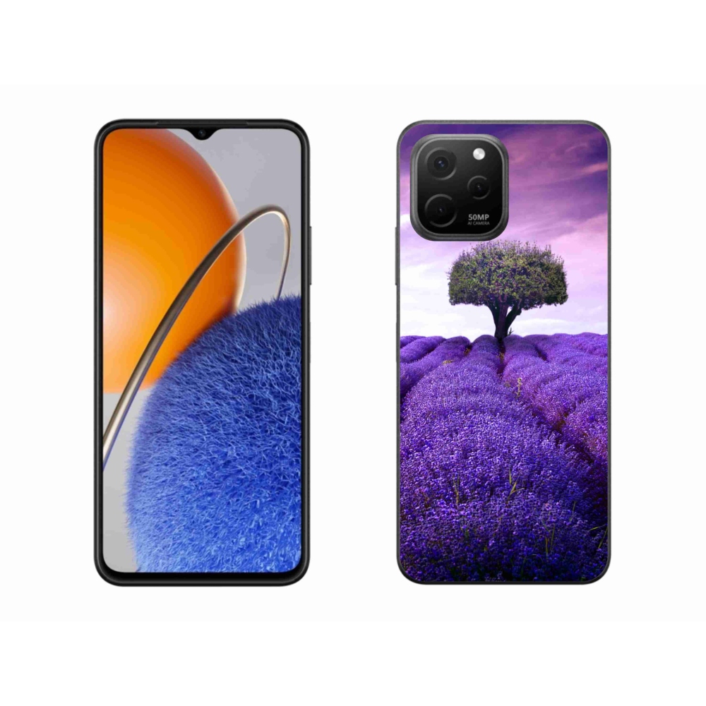 Gél borítás mmCase a Huawei Nova Y61 készülékhez - levendula rét