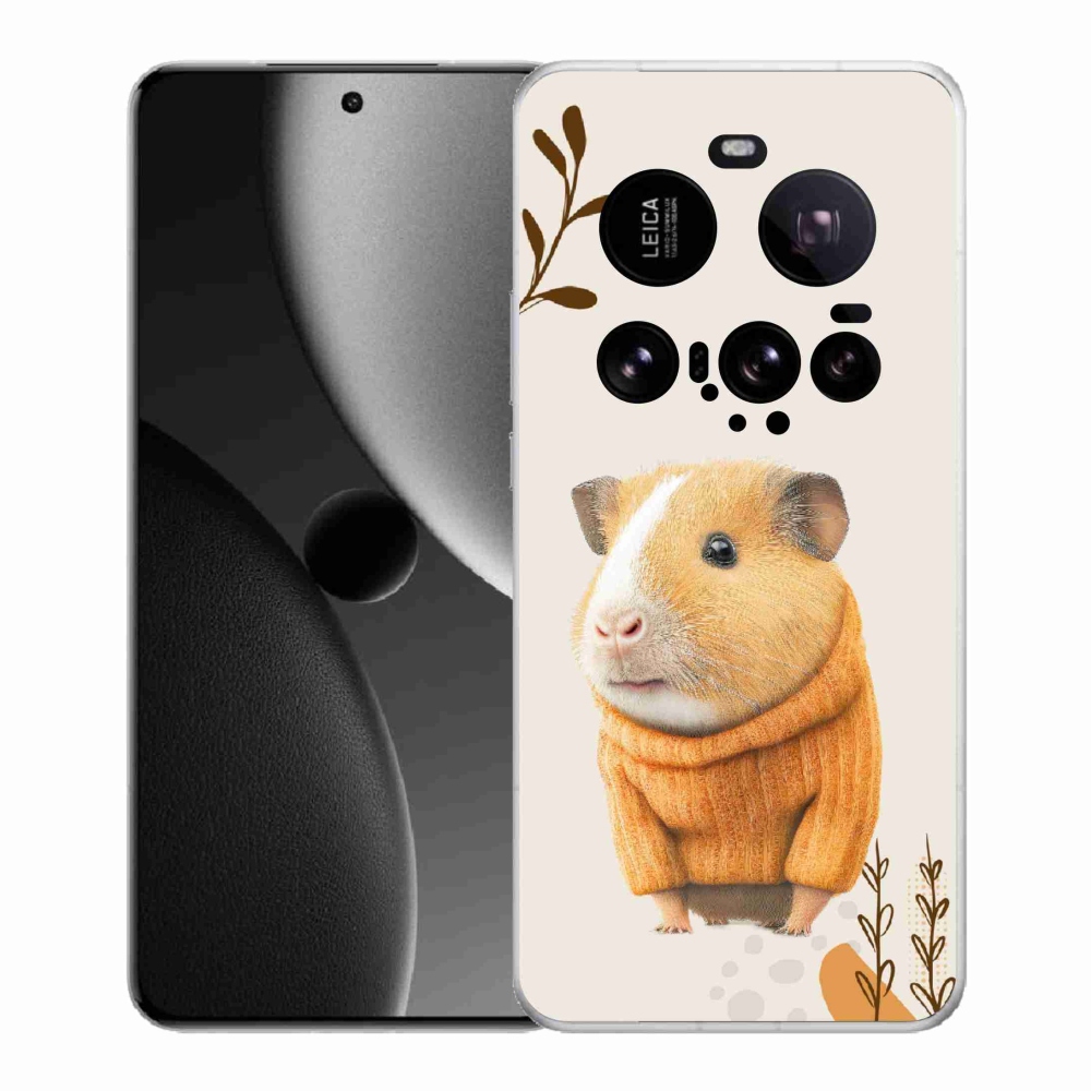 Gélburkolat mmCase a Xiaomi 15 Ultra számára - tengerimalac a pulóverben