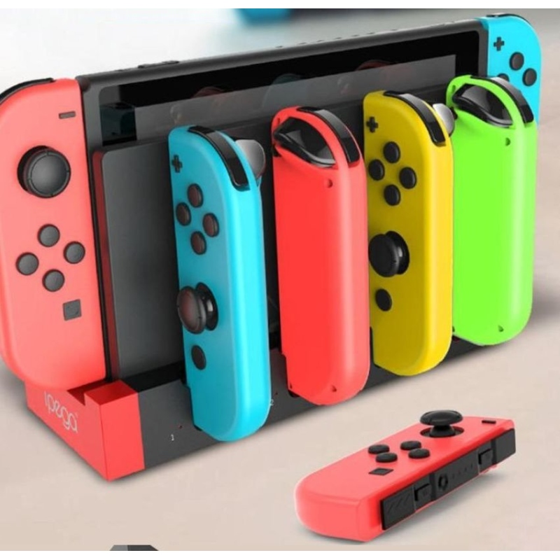iPega 9186 töltő dokkoló N-Switch és Joy-con fekete/piros színhez