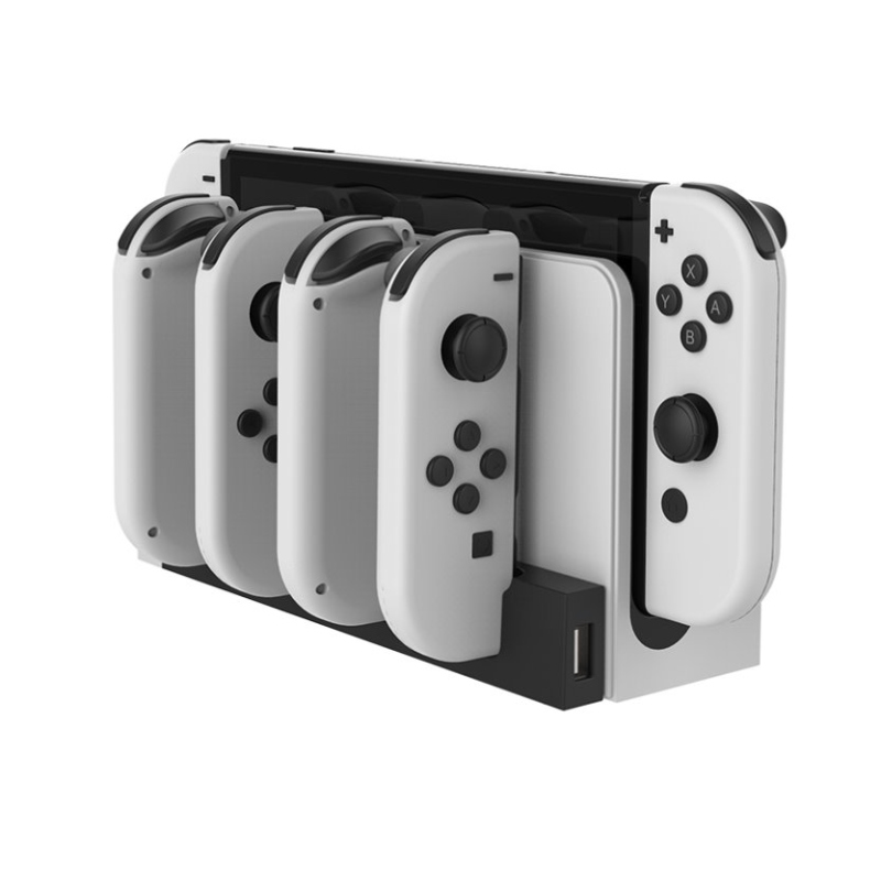 iPega 9186 töltő dokkoló N-Switch és Joy-con fehér/fekete színhez