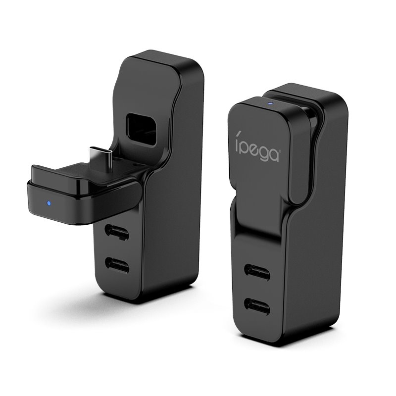 iPega P5S040 töltő dokkoló PS5 vezérlőhöz Slim Fekete