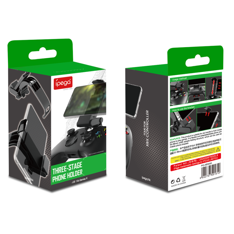 iPega XBS005 Kivehető telefontartó Xbox Series X vezérlőhöz
