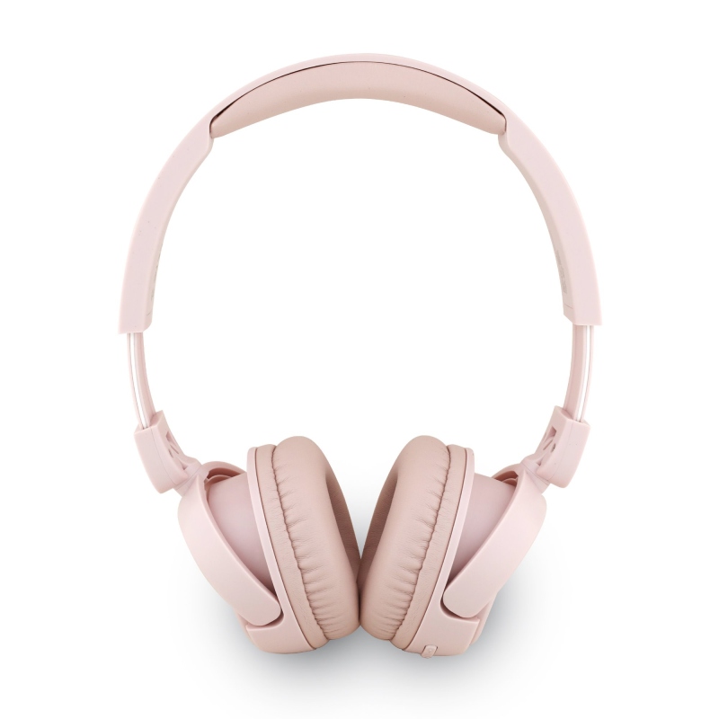 Guess Script fém logós vezeték nélküli fejhallgató rózsaszín