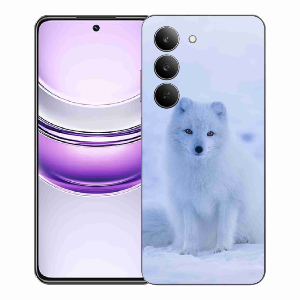 Zselés borítás mmCase a Realme 14x 5G készülékhez - polár róka