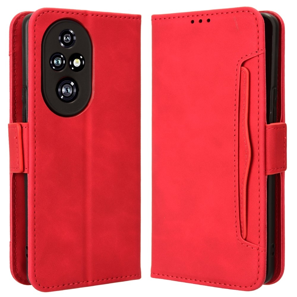 Több könyv tok a Honor 200 Pro 5G-hez - piros