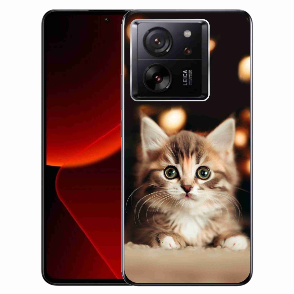 Gél borítás mmCase a Xiaomi 13T/13T Pro számára - aranyos cica 2