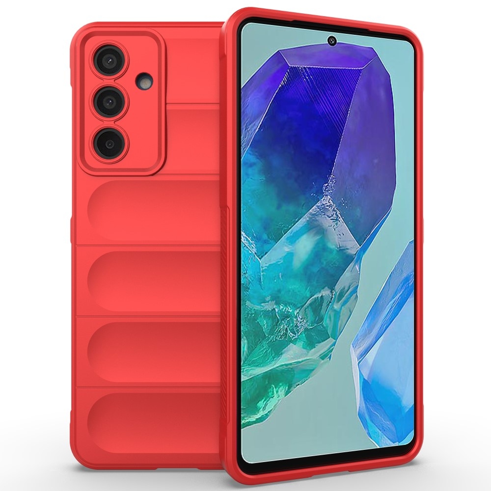 Rugg tartós zselés tok Samsung Galaxy M55 5G - piros