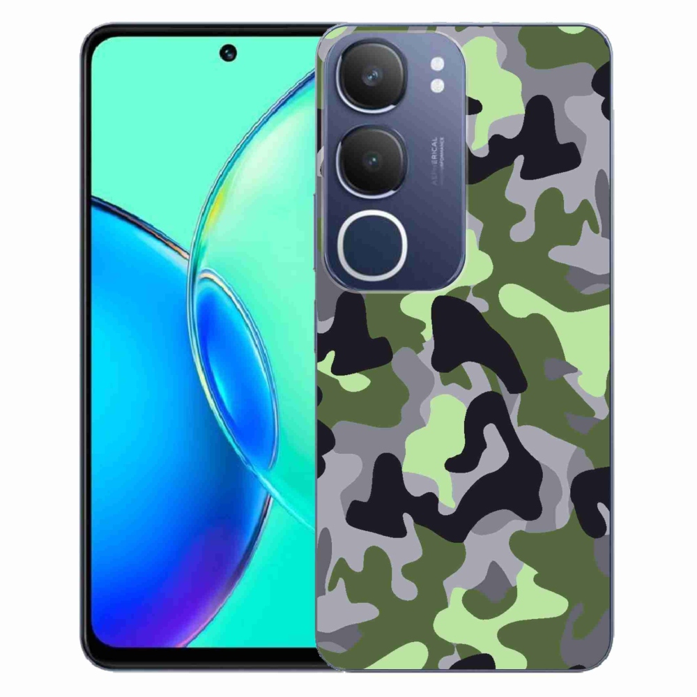 Gél borítás mmCase a Vivo Y19s készülékhez - terepszínű minta 7